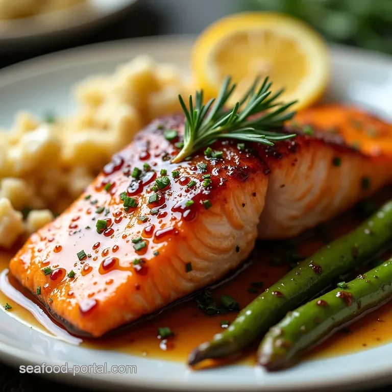 Brown Sugar Garlic Glazed Salmon