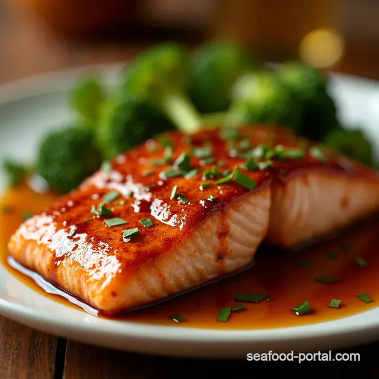 Brown Sugar Soy Glazed Salmon Your Weeknight Winner presentation