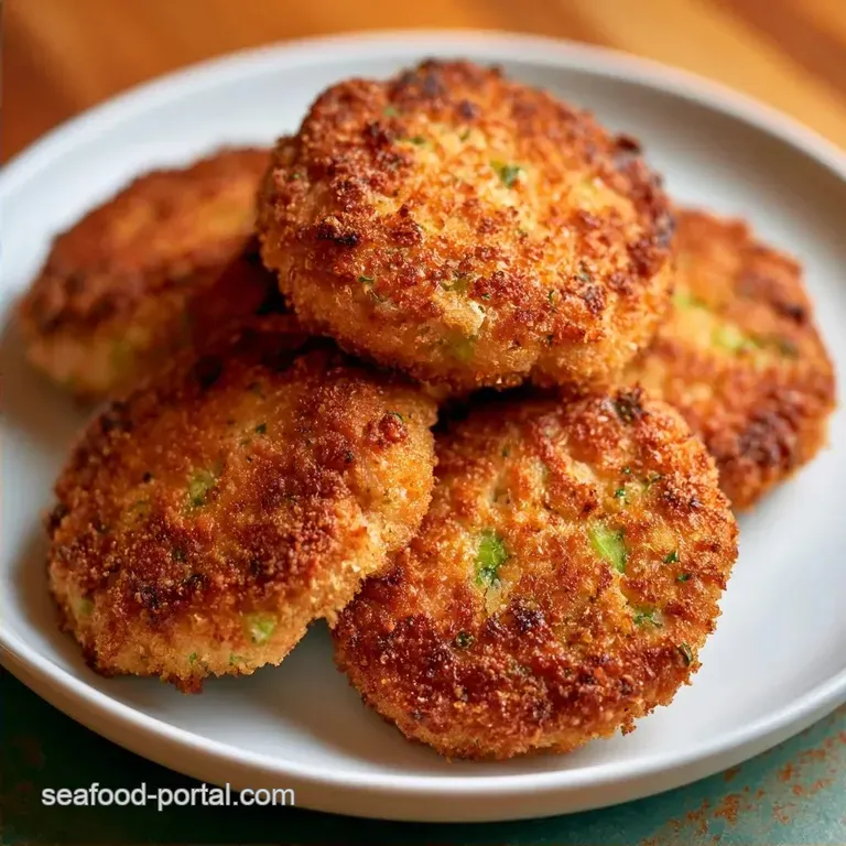 Crispy Air Fryer Buffalo Tuna Patties