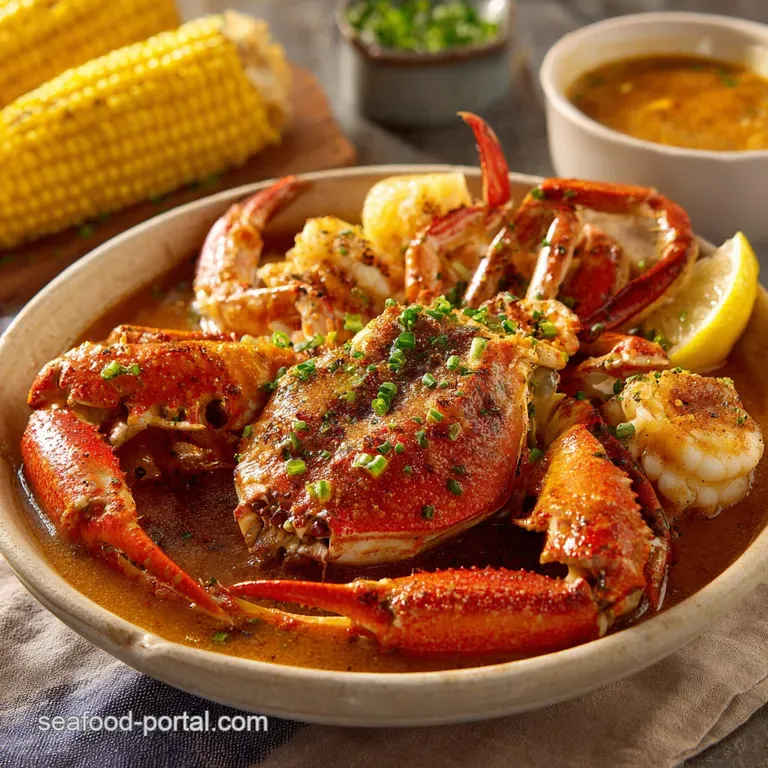 Boiling Crab Sauce: the Coastal Crush Signature Recipe presentation