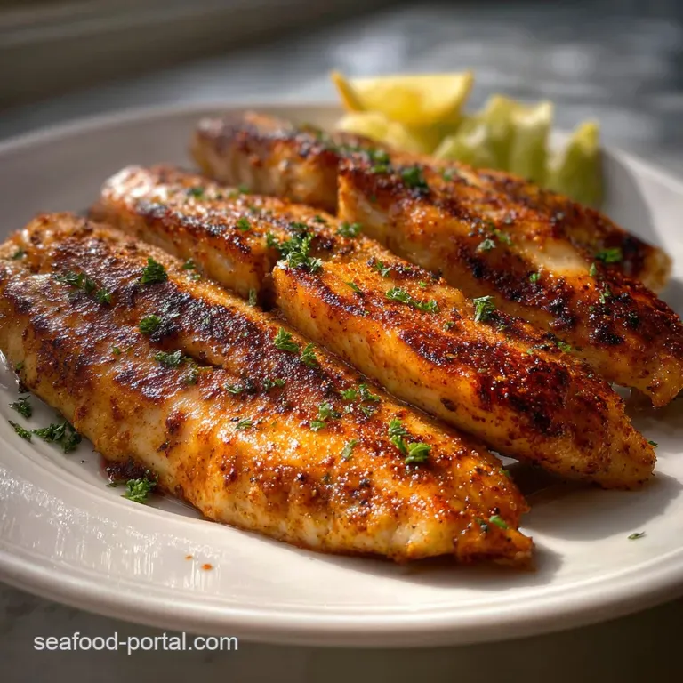 Cajun Broiled Catfish Fillets: Fast Flavour