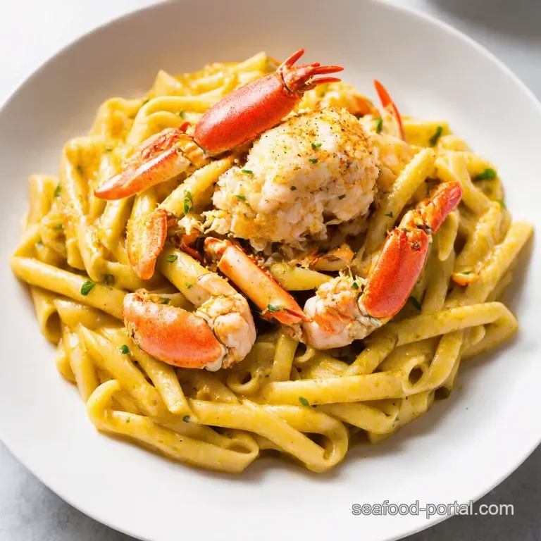 Cajun Seafood Alfredo A Lobster Crab Extravaganza