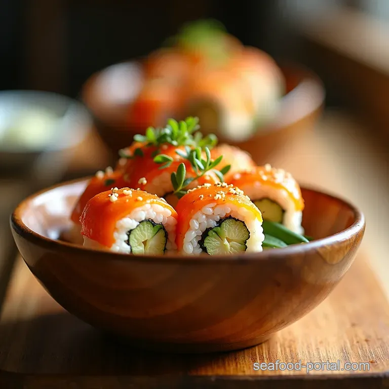 California Roll Sushi Bowls The Deconstructed Classic presentation