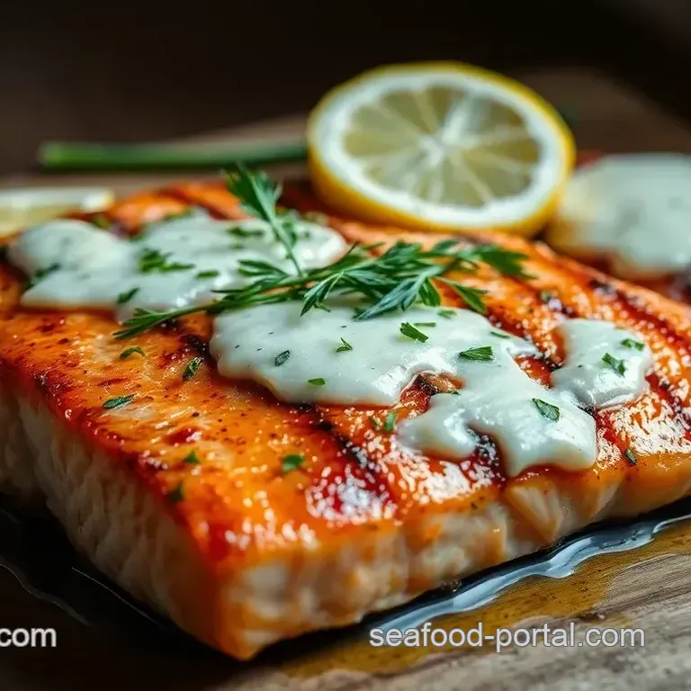 Cedar Plank Grilled Salmon with Lemon-Dill Butter