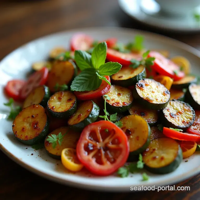 The Full Works Charred Vegetable Platter with Sticky Balsamic Reduction