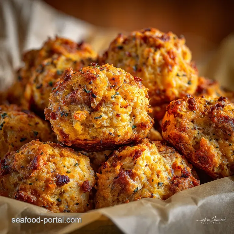 Cheddar Bay Biscuit Sausage Balls: The Ultimate Garlic Butter Brunch Bomb