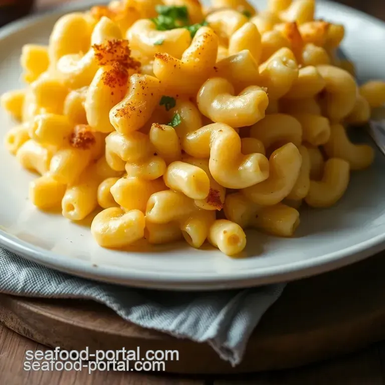Cheesy Dreamin Baked Mac & Cheese presentation