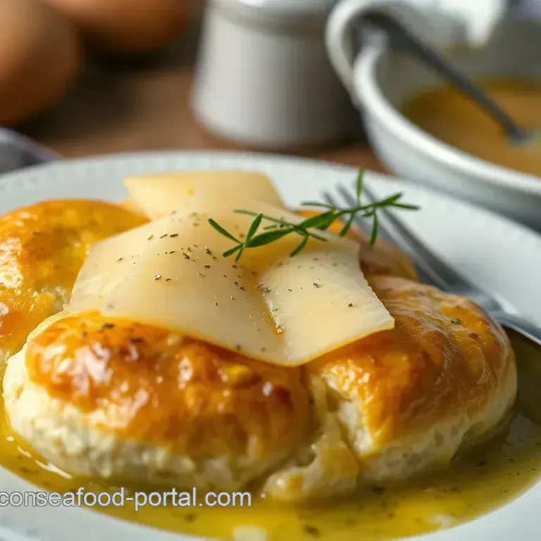 Deliciously Cheesy Stock-Soaked Rolls: A Cozy Comfort Dish
