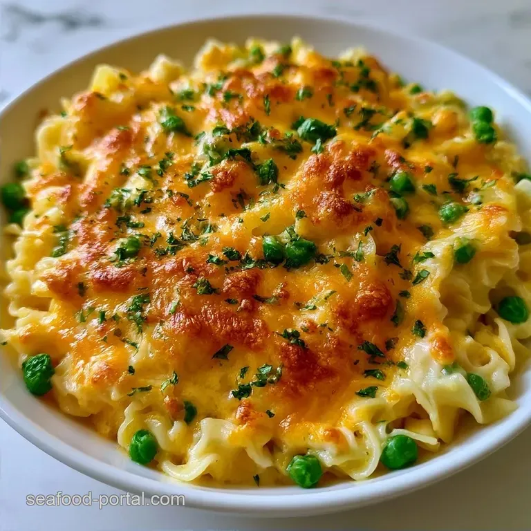 Cheesy Tuna Noodle Casserole: Creamy and Crisp