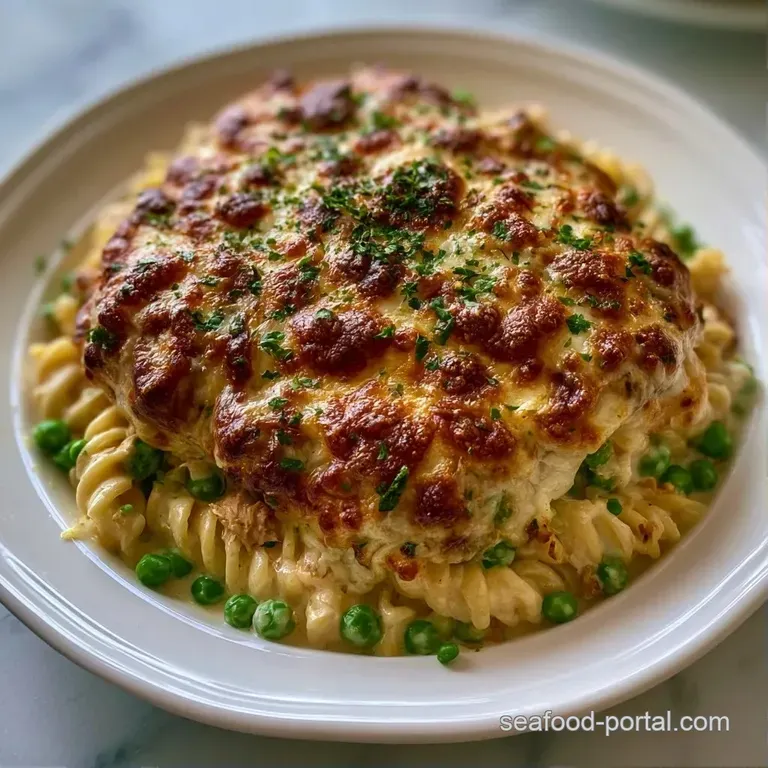 Creamy pasta topped with golden mozzarella in a white ceramic bowl, garnished with fresh sprigs of green parsley.