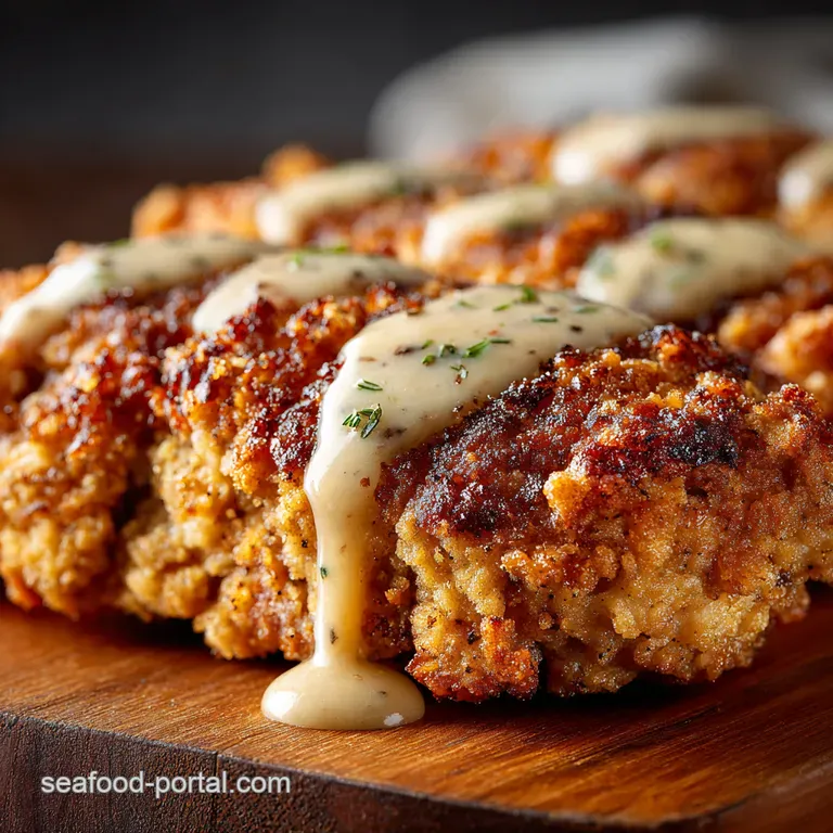 Chicken Fried Steak Texas Style presentation