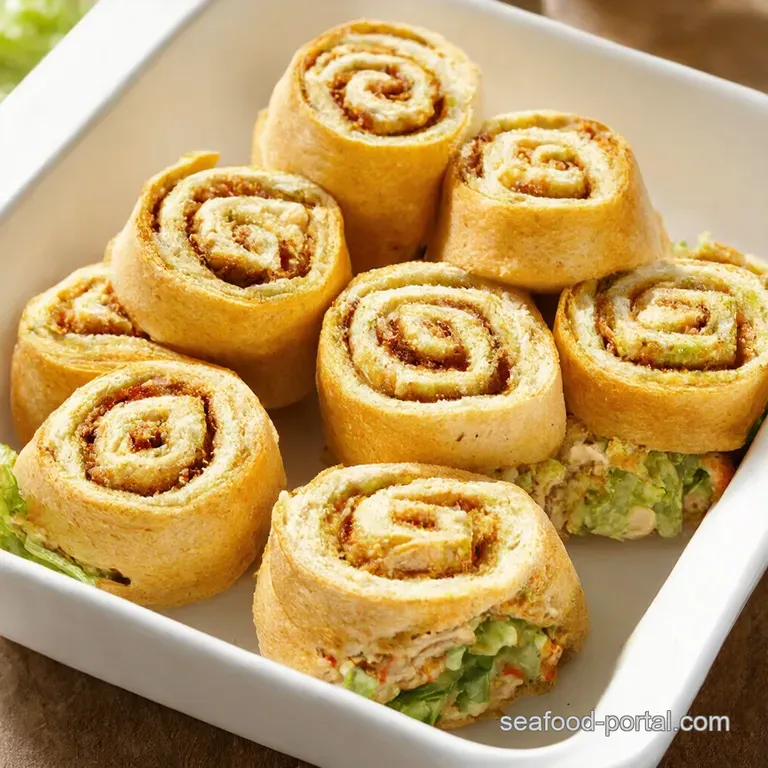 Chicken Salad Pinwheel Sandwiches