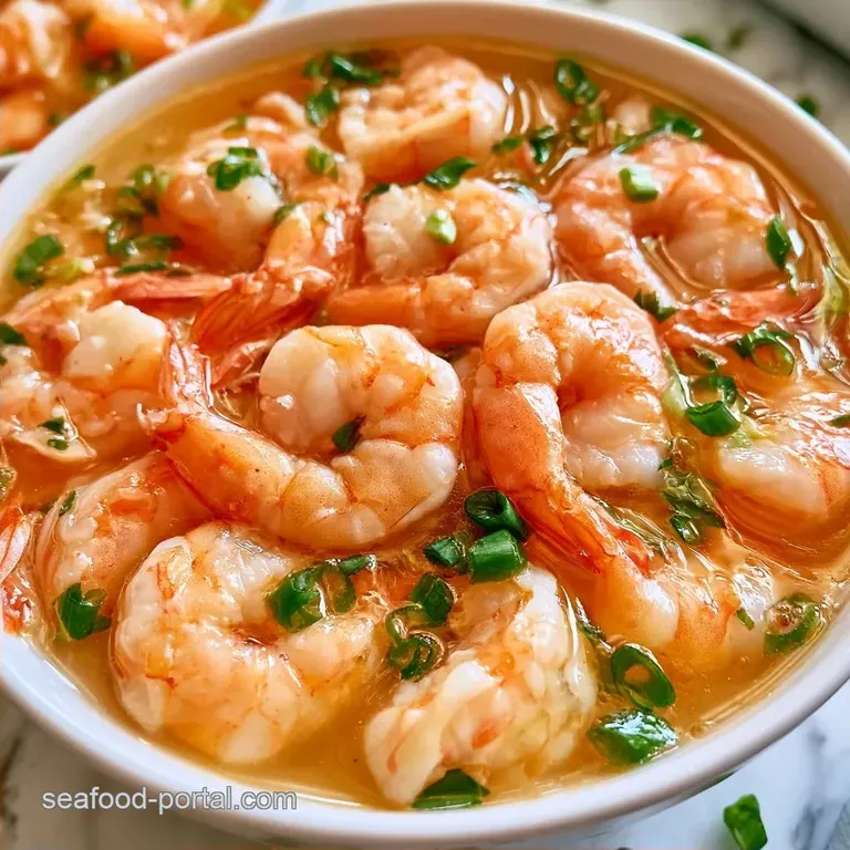 Healthy Homemade Chinese Shrimp Soup