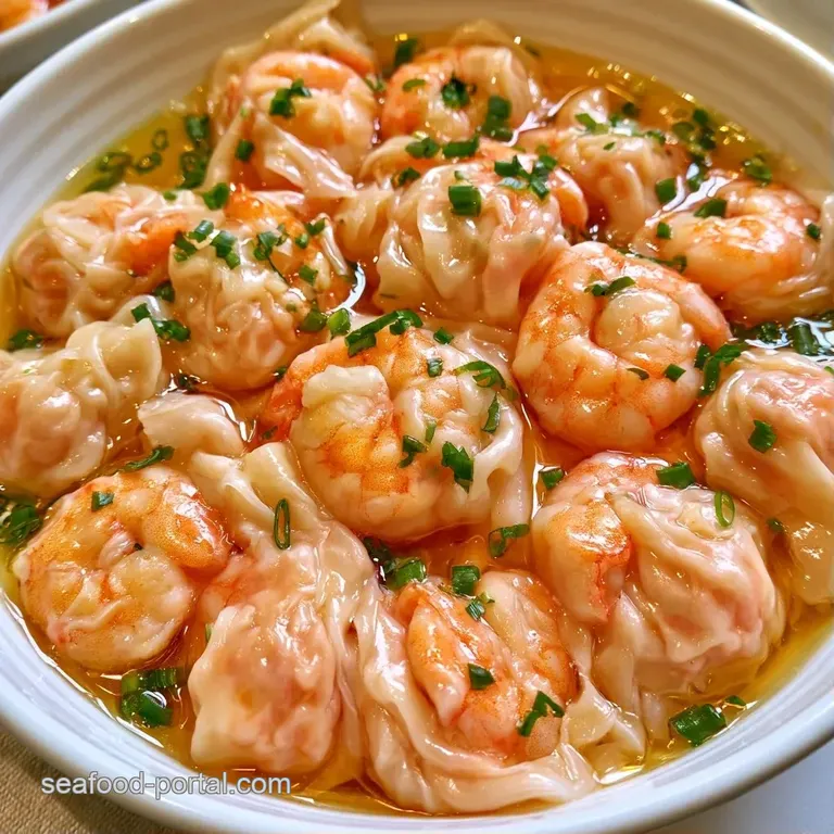 Steaming white ceramic bowl filled with delicate dumplings, clear broth, and a sprinkle of fresh green cilantro.