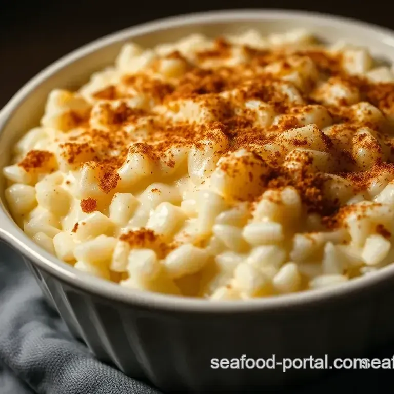 Classic Baked Rice Pudding with Cooked Rice