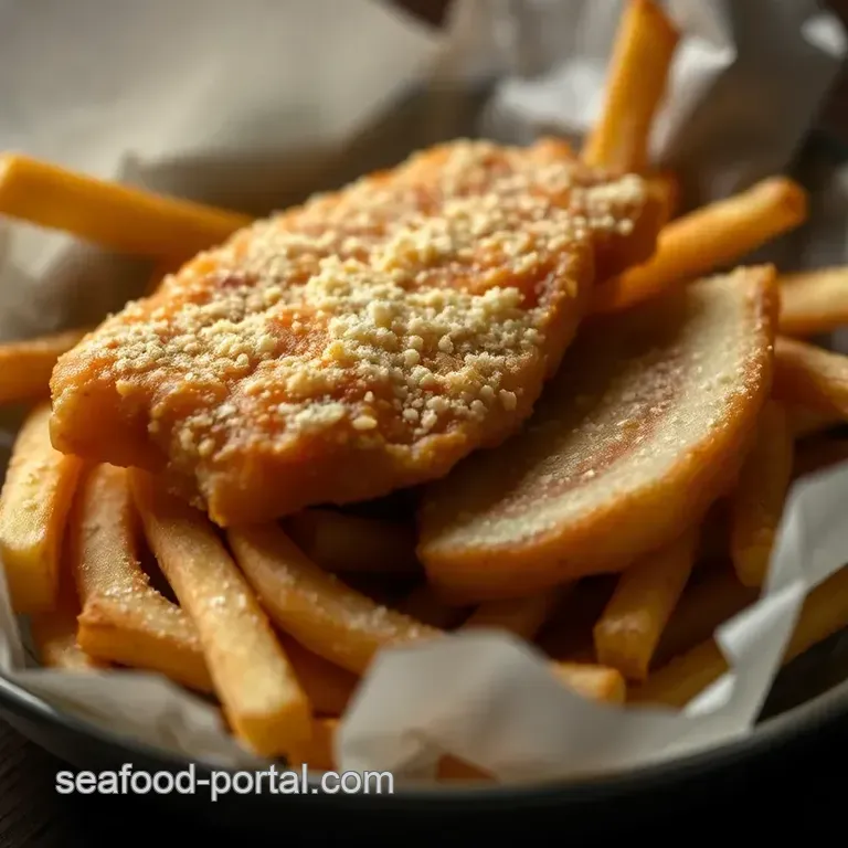 Classic British Fish and Chips: A Crispy Delight presentation
