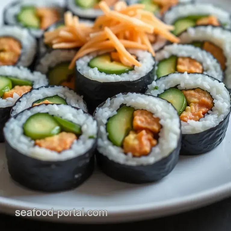 Classic California Roll: a Home Cook&rsquo;s Guide to Sushi Delight presentation