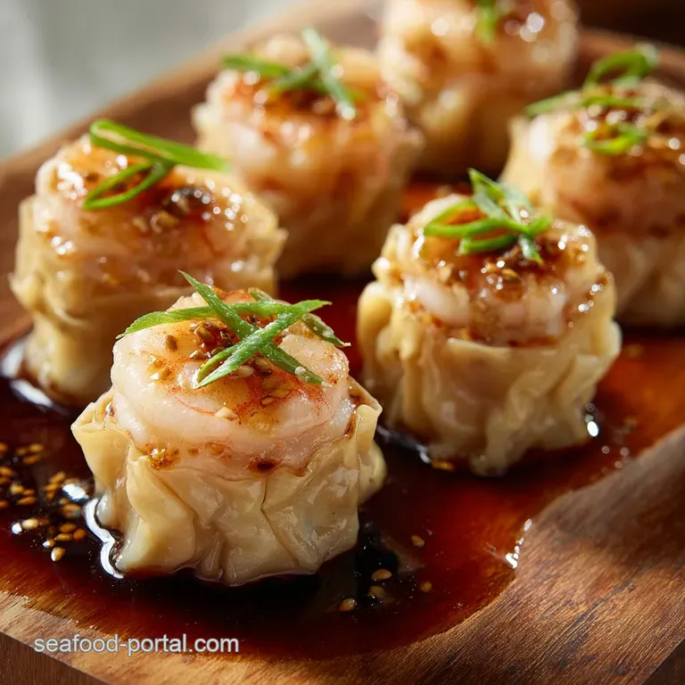Classic Cantonese Shrimp and Pork Shumai Dim Sum