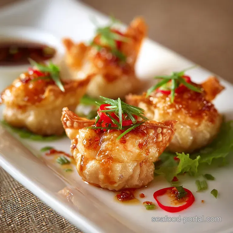 Shrimp Wontons: the Ultimate Cantonese Recipe for Snappy Prawn Parcels presentation