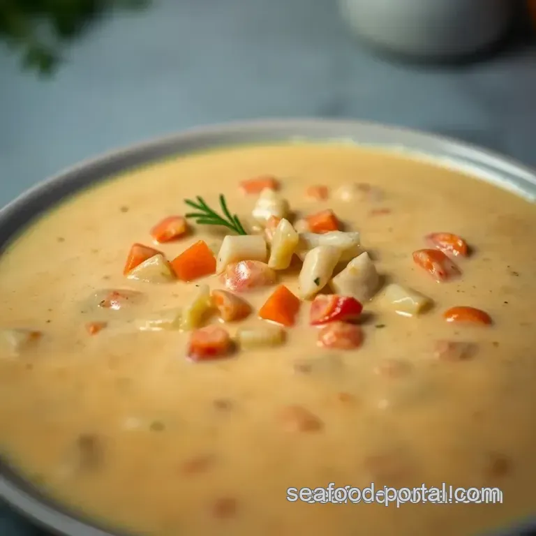 Classic Creamy Crab Bisque – A Luxurious Coastal Delight presentation