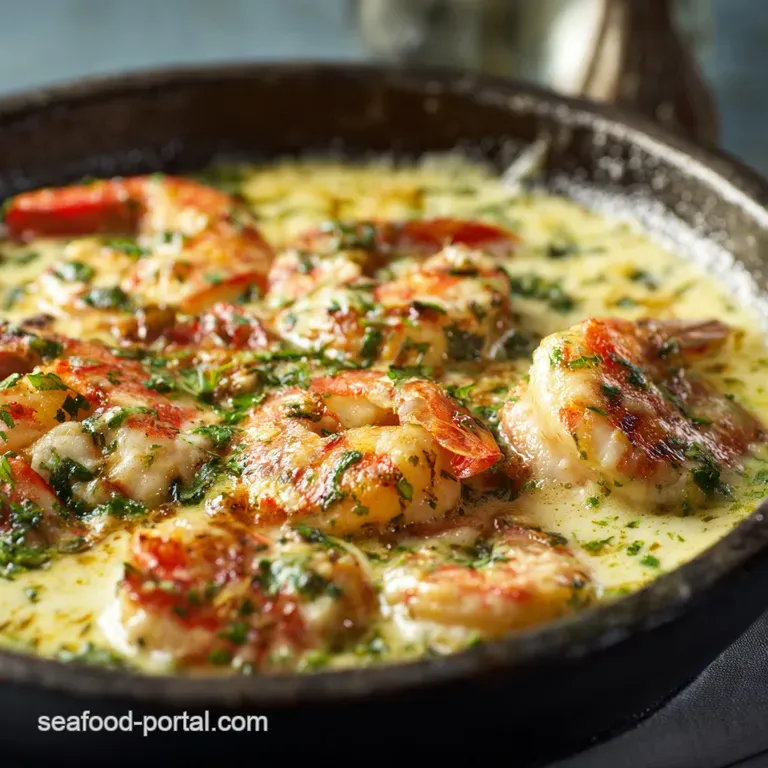 Shrimp Thermidor Recipe Easy: the Grand Classic Creamy French Gratin presentation