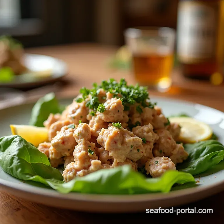 The Quintessential Creamy Tuna Salad Flavour Without Fuss presentation