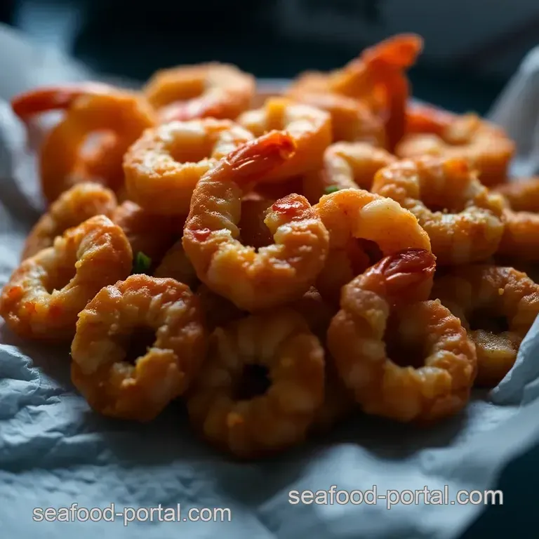 Classic Crispy Fried Shrimp presentation