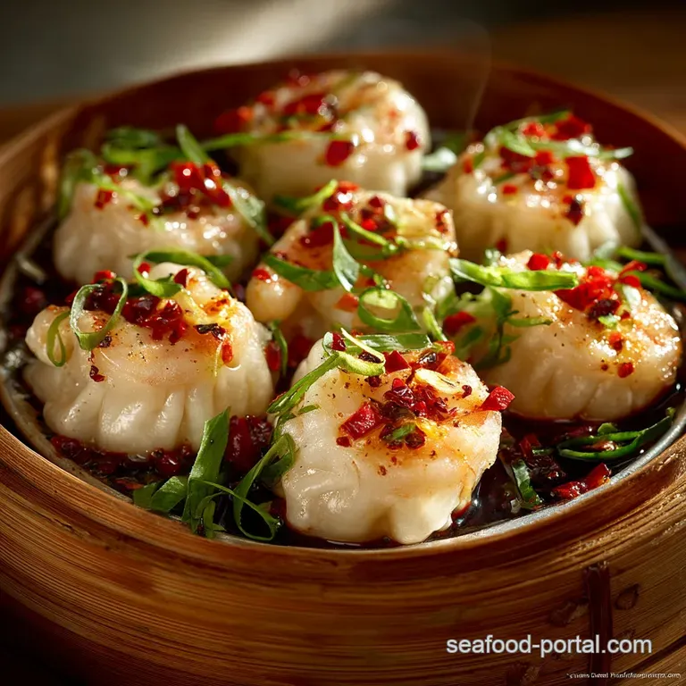 The Ultimate Snap Classic Ginger Shrimp Dumplings presentation