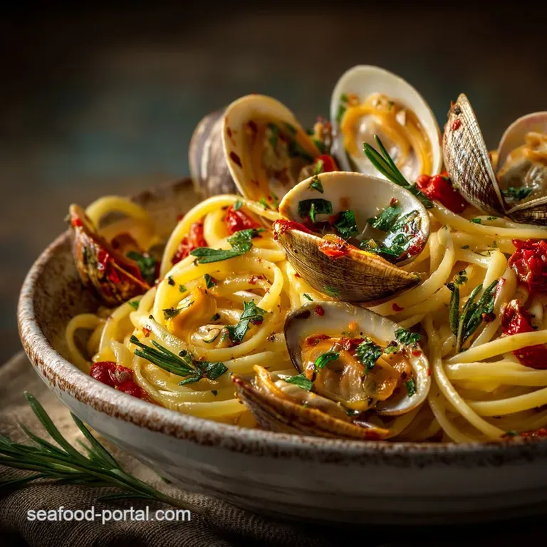 Linguine and Clams: Classic Vongole Perfection presentation