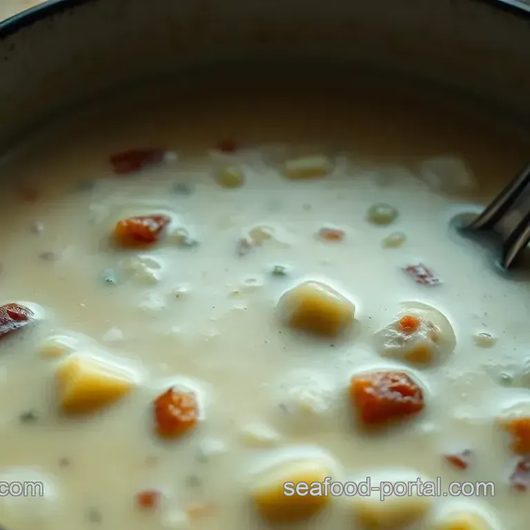 Classic New England Clam Chowder: A Creamy Delight from the Coast