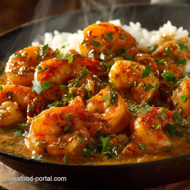 Shrimp Etouffee: the Best Classic Cajun Recipe (Velvety Smooth) presentation
