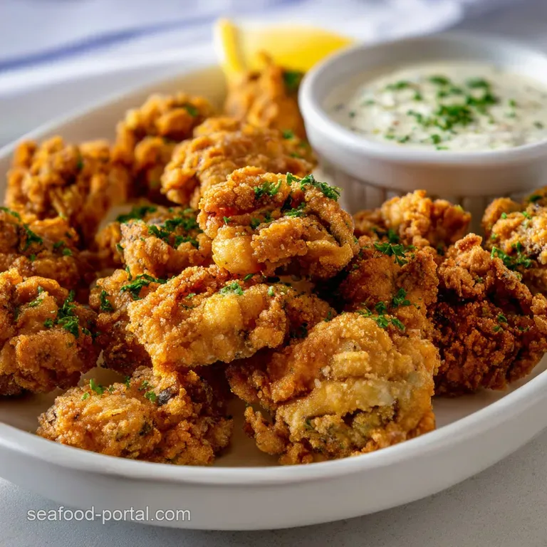 Southern Fried Oysters: Classic Buttermilk Soak presentation
