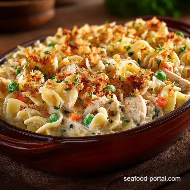 Classic Tuna Casserole: Mums Best Cheesy Noodle Supper presentation