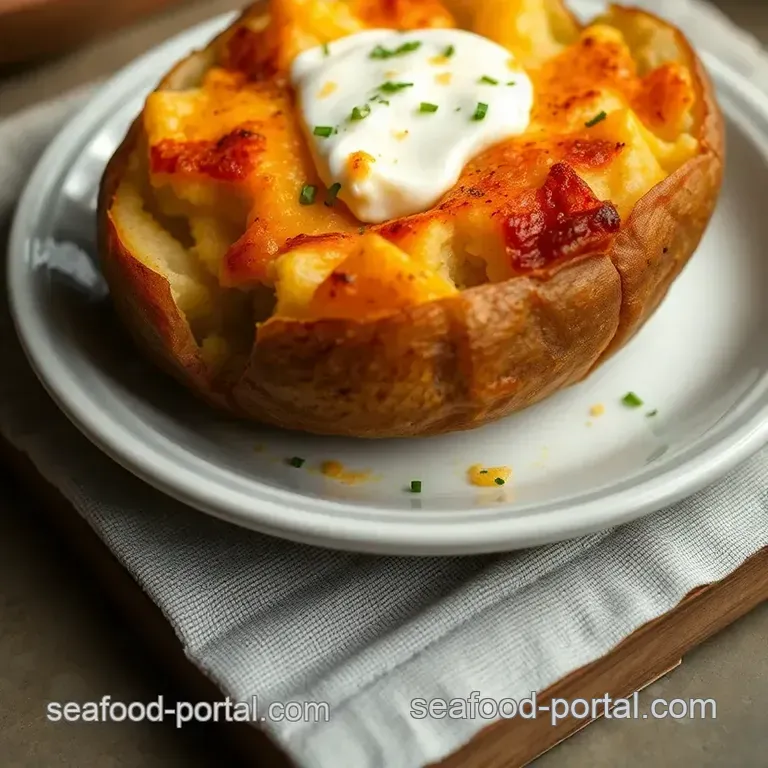 Classic Twice Baked Potatoes presentation