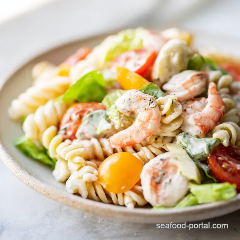 Coastal Catch Pasta Salad A Symphony of Seafood