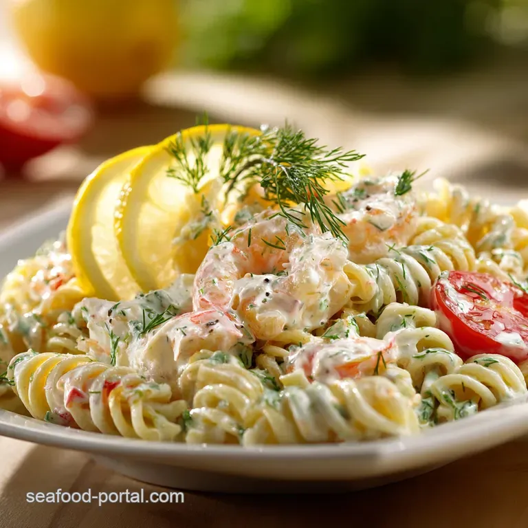 Seafood Pasta Salad: The Zesty Creamy Cold Classic for Summer BBQs