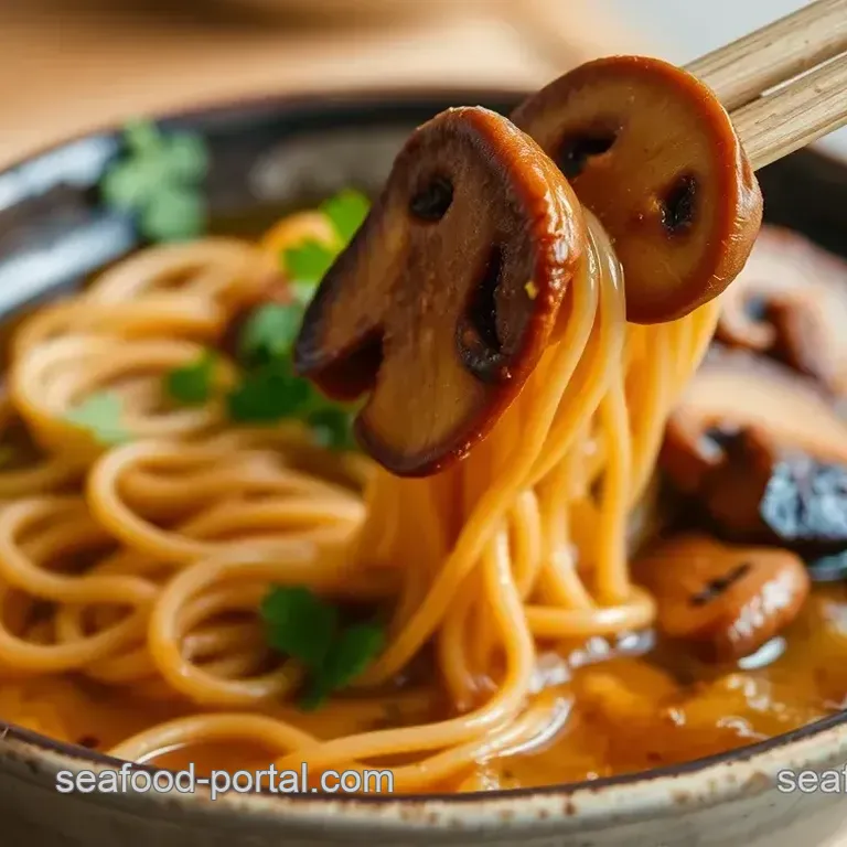 Comforting Ramen Shiitake Mushroom Delight