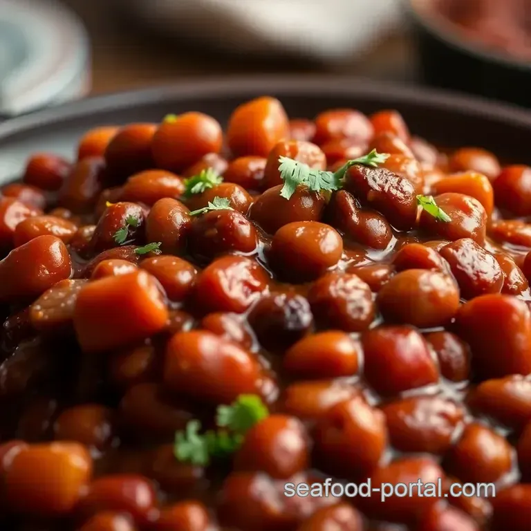 Cowboy Baked Beans presentation