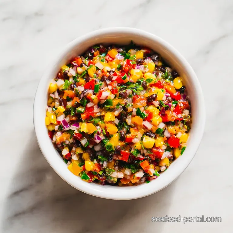 Cowboy Caviar Dip: Zesty Vegetable Salad