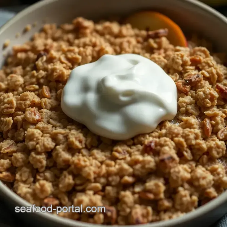 Cozy Apple Cinnamon Baked Oatmeal presentation