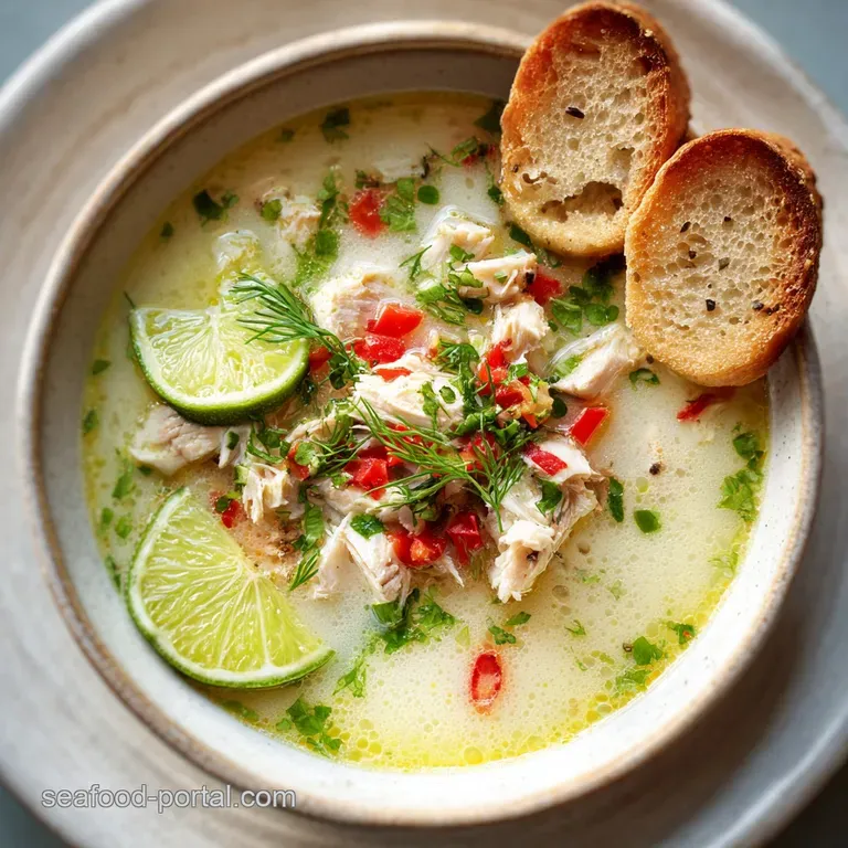 Cozy Coconut Lime Fish Soup Recipe