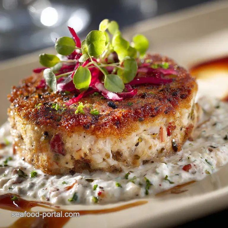 Crab Cake Tartar Dip: the Ultimate Luxe Lounge Appetiser presentation