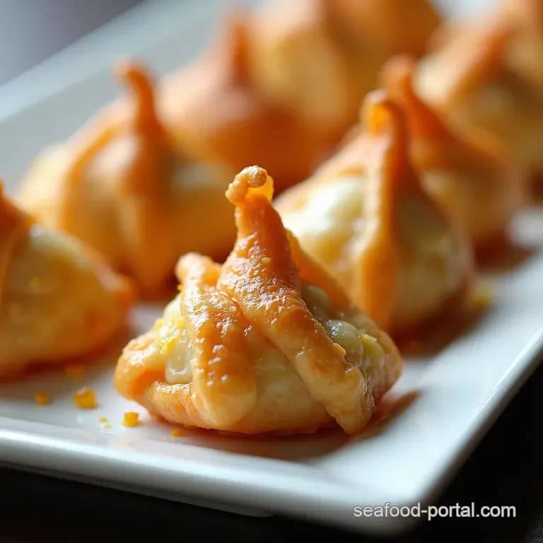 Crab Rangoon Crescent Bites