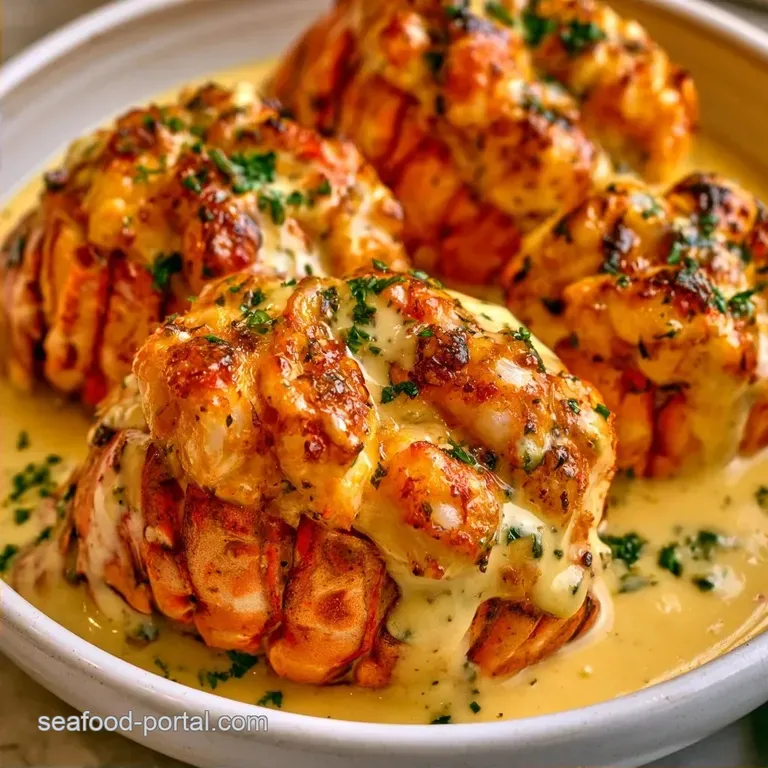 Crab Stuffed Lobster Tails with Blender Bearnaise