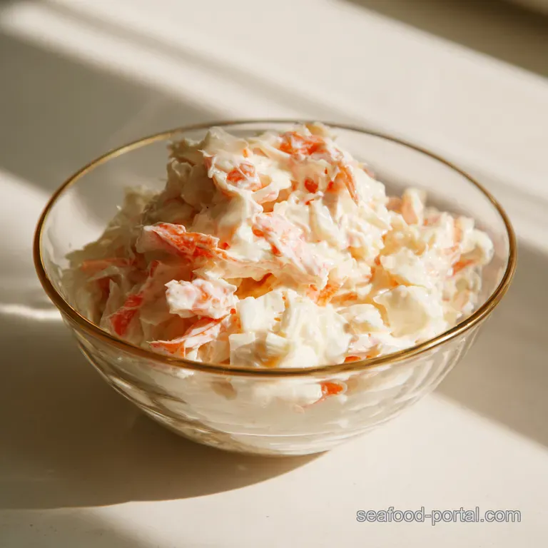 Crabby Chic The Ultimate Creamy Crab Salad presentation