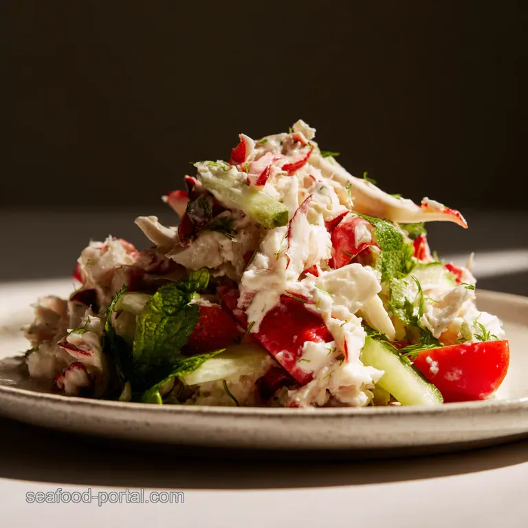 Crabby Chic The Ultimate Creamy Crab Salad