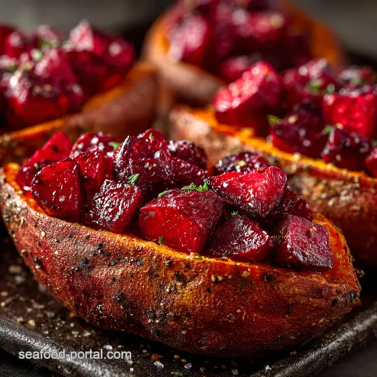 Cranberry Apple Bliss TwiceBaked Sweet Potatoes