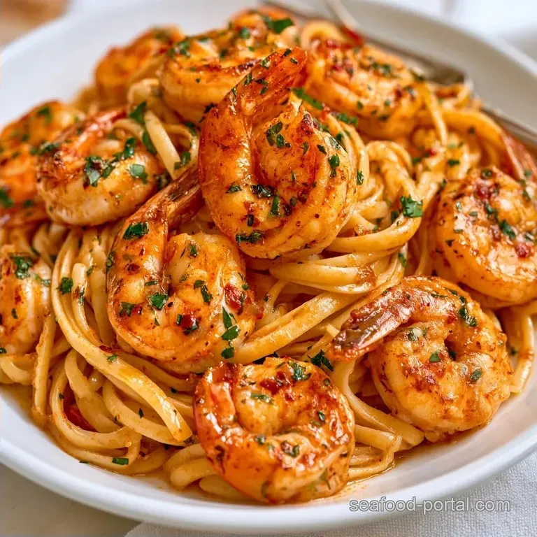 Cream Cheese Shrimp Pasta in 30 Minutes