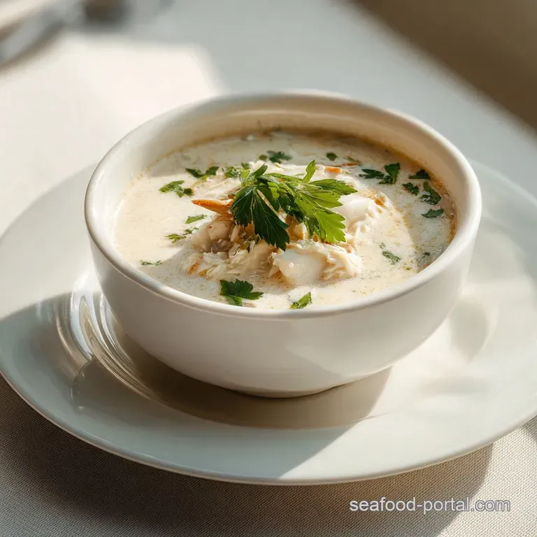Cream of Crab Soup: Velvety and Rich