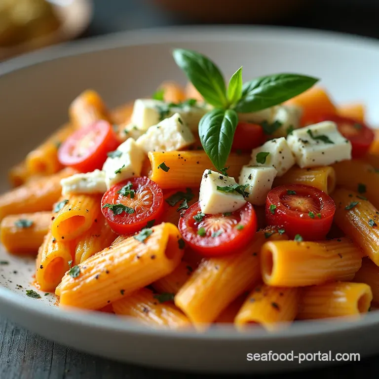 The Easiest CrowdPleaser Creamy OvenBaked Feta Cherry Tomato Pasta